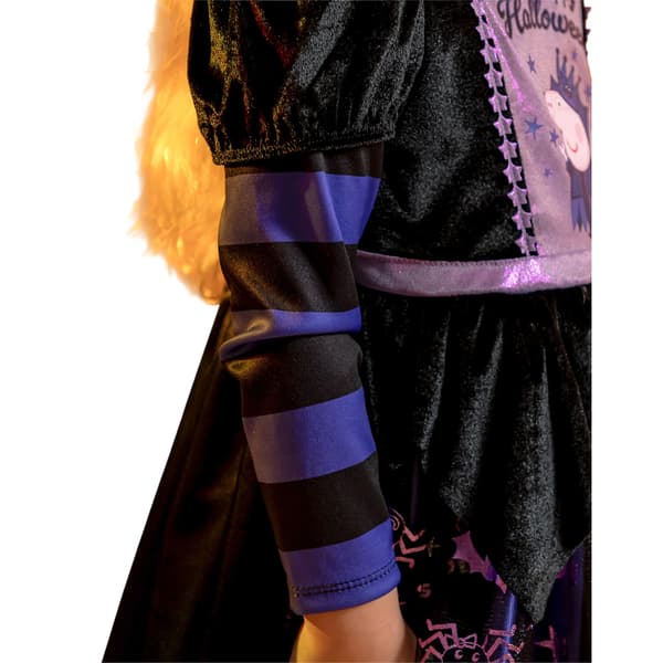 Greta Gris Häxdräkt i polyester för flickor 3-4 år lila Purple 3-4 Years