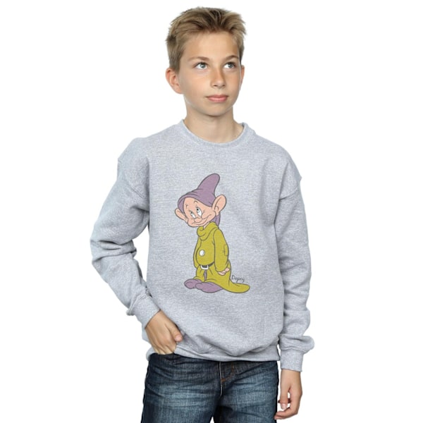 Disney Boys Classic Dopey Sweatshirt 7-8 år Sports Grey Sports Grey 7-8 Years