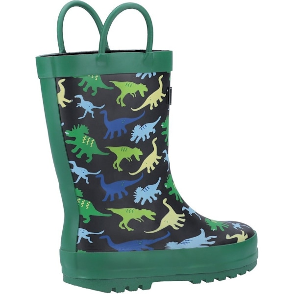 Cotswold Childrens/Kids Sprinkle Wellington Boots 12 UK Barn G Green/Black/Sky Blue 12 UK Child