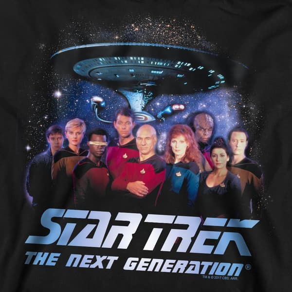 Star Trek Unisex Vuxen Space Group Sweatshirt L Svart Black L