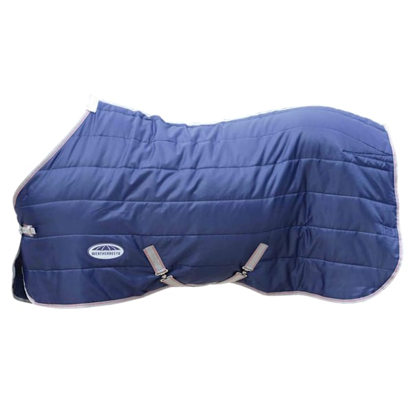 Weatherbeeta Comfitec Medium/Lite 210d Channel Quilt Standard N Navy/Silver/Red 4 ft 6
