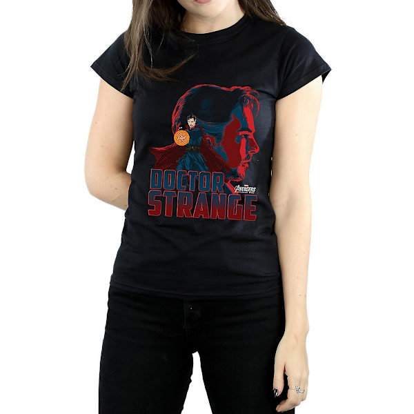 Avengers Infinity War Dam/Kvinnor Doctor Strange Bomull T-shirt Black M