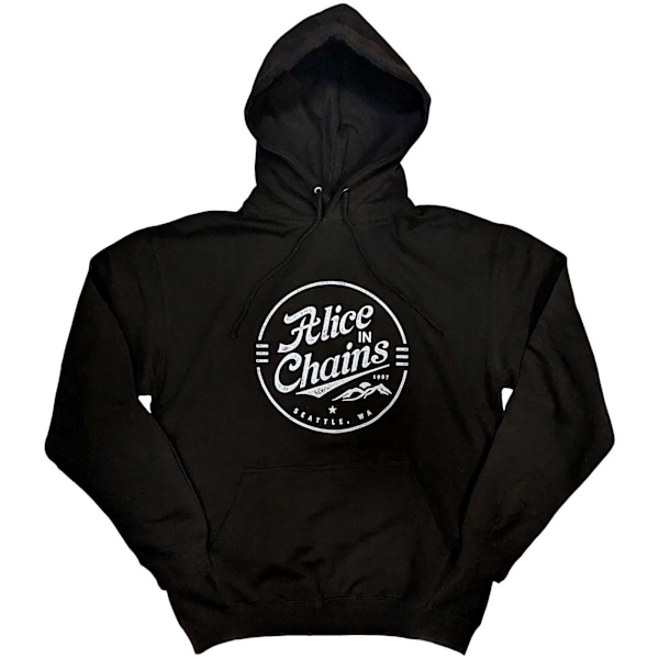 Alice In Chains Unisex Vuxen Cirkel Emblem Pullover Hoodie M Svart Black M