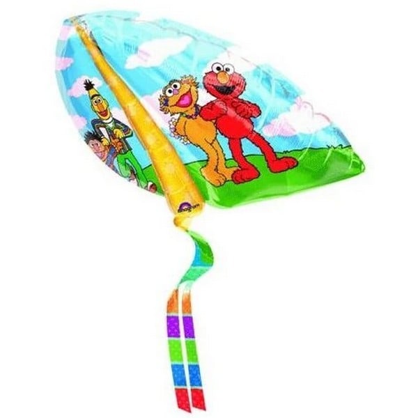 Sesame Street Elmo Kite Folieballong En Storlek Flerfärgad Multicoloured One Size