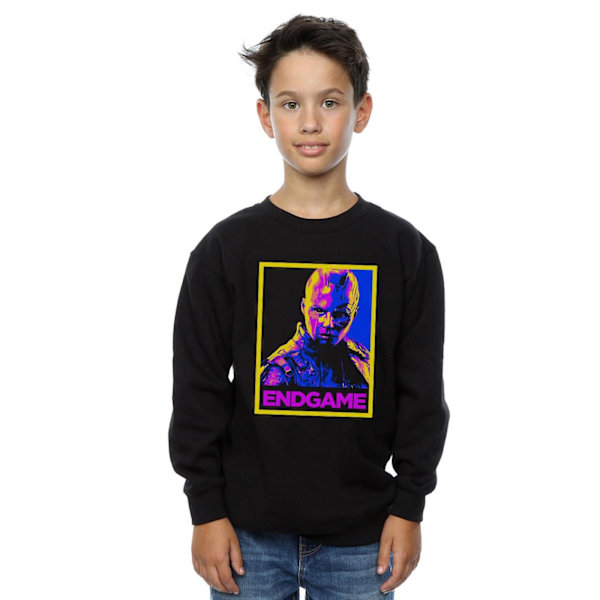 Marvel Boys Avengers Endgame Nebula Poster Sweatshirt 5-6 år Black 5-6 Years