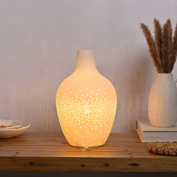 Hestia Vit Hög Bordslampa One Size Vit White One Size