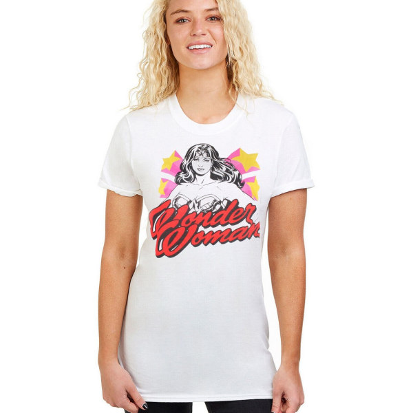 Wonder Woman T-shirt för kvinnor/damer L Vit White L