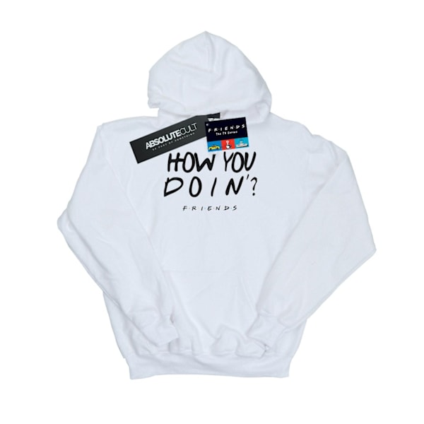 Friends Mens How You Doin? Hoodie XXL Vit White XXL