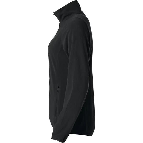 Clique Dam/Dam Basic Microfleece Fleecejacka M Svart Black M