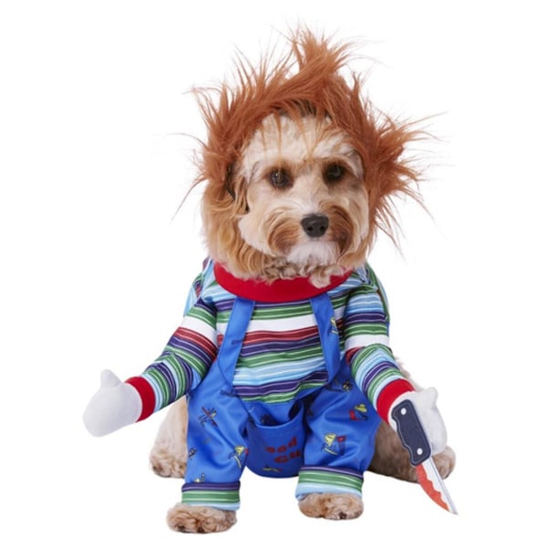 Chucky Husdjurskostym Set S Flerfärgad Multicoloured S