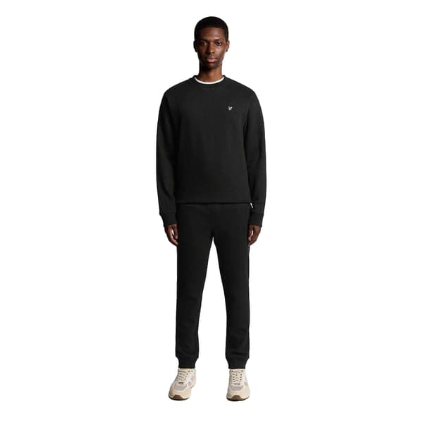 Lyle & Scott Herrtröja med broderad logotyp i bomull S Lacquer Lacquer S