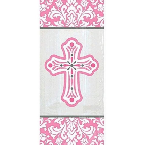Amscan Religious Party Bags (Förpackning om 20) One Size Rosa/Vit Pink/White One Size