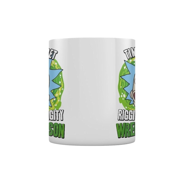 Rick And Morty Wrecked Son Mug En Storlek Vit/Grön White/Green One Size