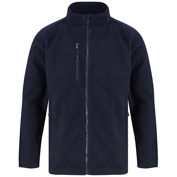 Henbury Unisex Vuxen Återvunnen Polyester Fleecejacka 4XL Marinblå Navy 4XL