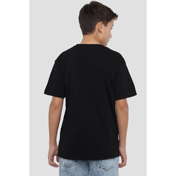 Coco Barn/Kids Solnedgångsspektakulär Ernesto T-shirt 7-8 år Black 7-8 Years