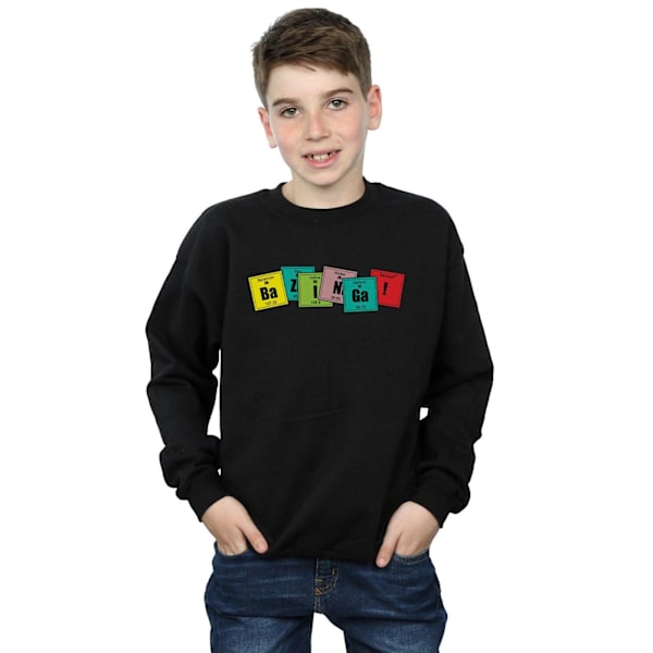The Big Bang Theory Boys Bazinga Elements Sweatshirt 7-8 år Black 7-8 Years