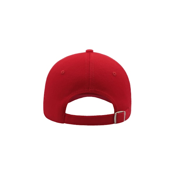Atlantis Liberty Five Buckle Heavy Brush Cotton 5 Panel Cap One Red One Size