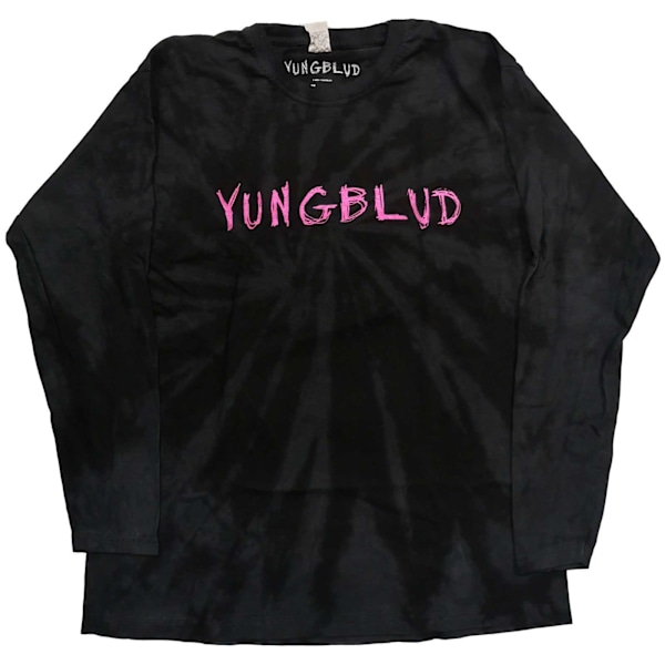 Yungblud Unisex Adult Scratch Logo Långärmad T-shirt 4XL Svart Black 4XL