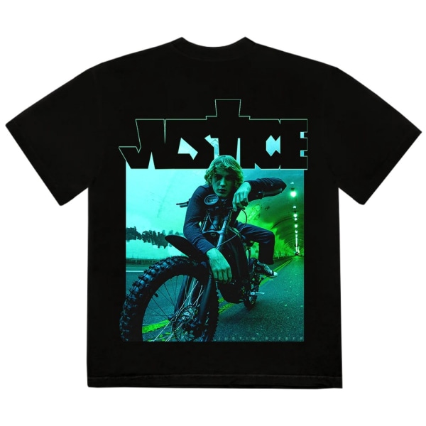 Justin Bieber Unisex Vuxen Dirt Bike T-shirt XL Svart Black XL