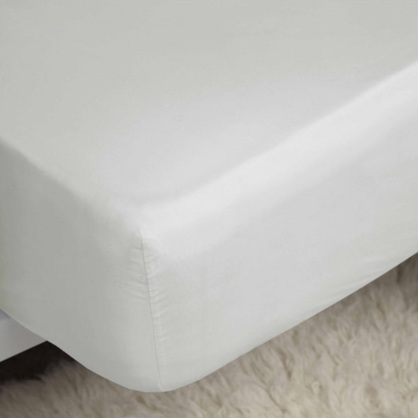 Belledorm 100 % bomull, satin extra djupt lakan Kingsize I Ivory Kingsize