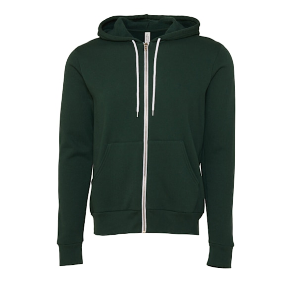 Bella + Canvas Unisex Vuxen Fleece Full Zip Hoodie M Forest Forest M