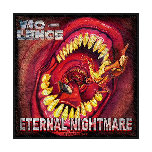 Vio-lence Eternal Nightmare Patch One Size Röd/Gul/Vit Red/Yellow/White One Size