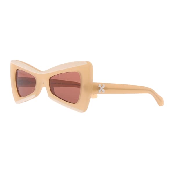 Off White Nashville Angulara Solglasögon En Storlek Sandbrun Sand Brown One Size