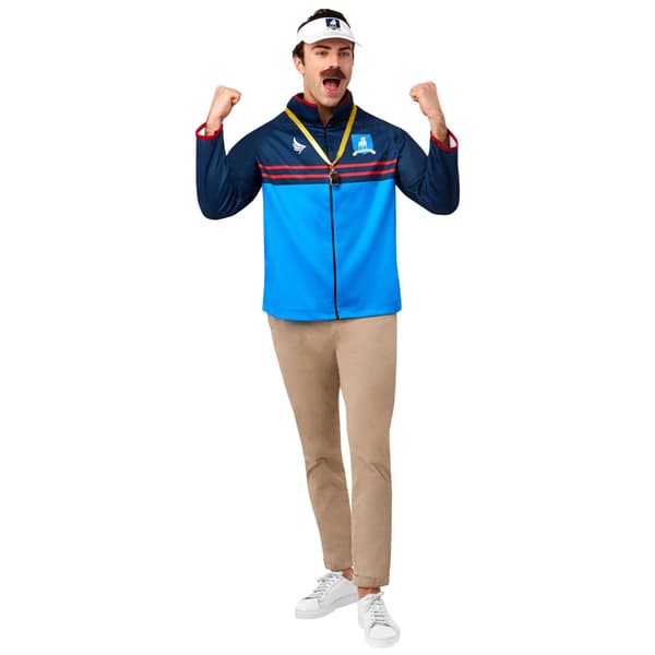 Ted Lasso Herrkostym M Marinblå/Blå/Vit Navy/Blue/White M
