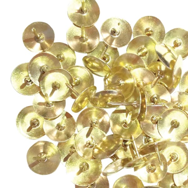 Essentials Metalliska Ritnålar (Förpackning med 60) En Storlek Guld Gold One Size
