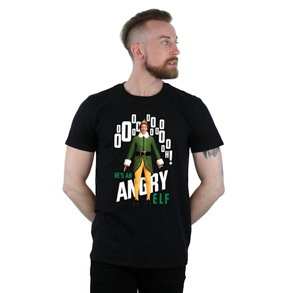 Elf Herr Angry Elf T-shirt XXL Svart Black XXL