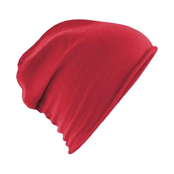 Beechfield Jersey Beanie One Size Röd Red One Size