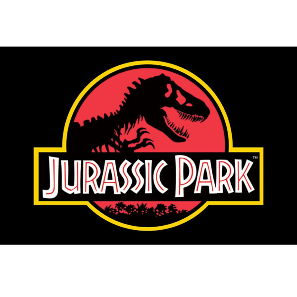 Jurassic Park Logo Affisch One Size Svart Black One Size