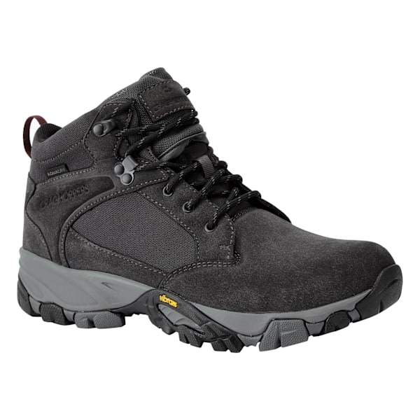 Craghoppers Salado mockaskiner i mockaskinn för män, 3 UK, mörkgrå Dark Grey 3 UK