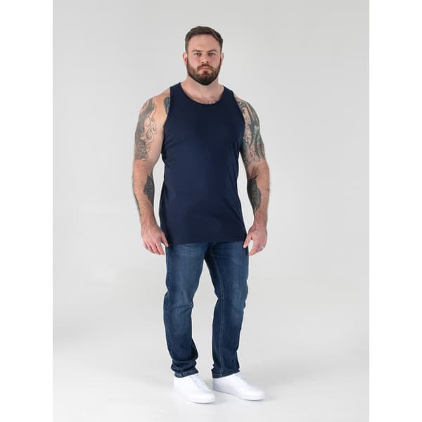 Duke Herr Tanktop D555 Fabio M Marinblå Navy M