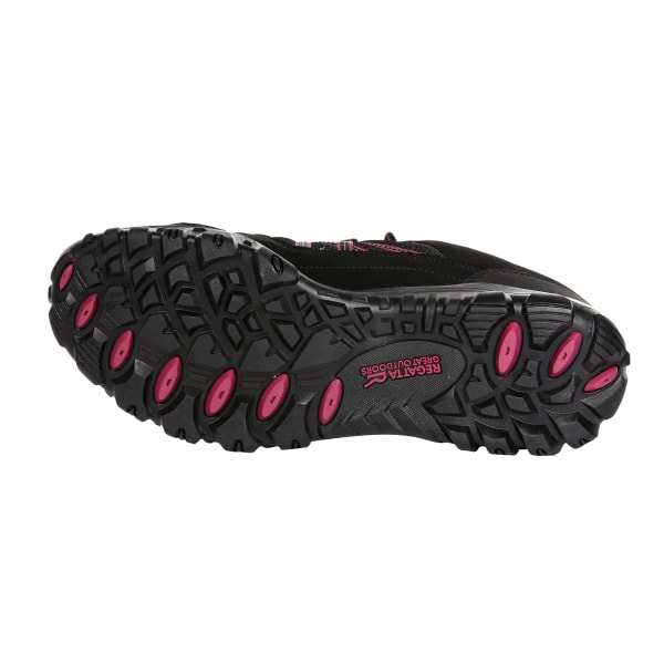 Regatta Womens/Ladies Edgepoint III Walking Shoes 6 UK Svart/Beaujolais Black/Beaujolais 6 UK