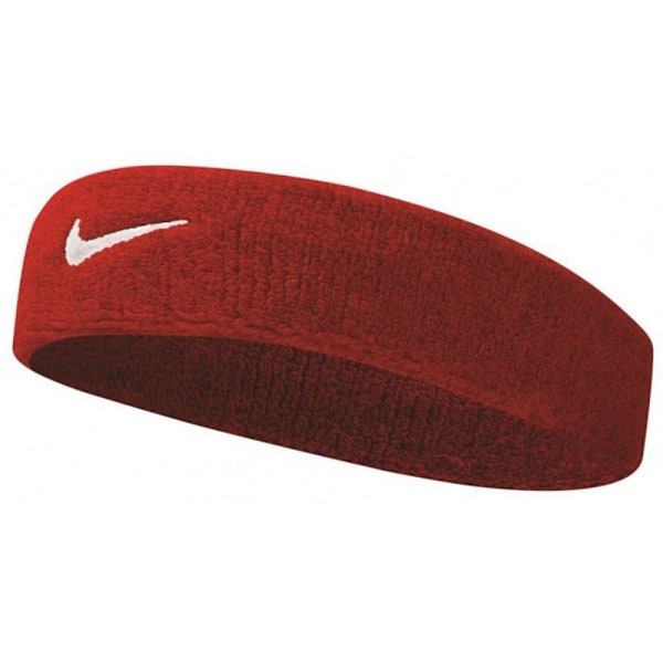 Nike Swoosh pannband One Size Röd/Vit Red/White One Size