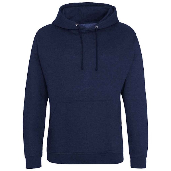 Awdis Unisex College Hoodie M Marin Rök Navy Smoke M