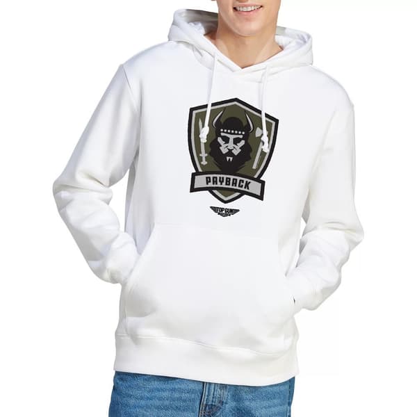 Top Gun Herr Payback Logotyp Hoodie S Vit White S