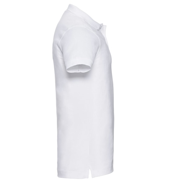 Russell Herr Pique Stretch Poloskjorta S Vit White S