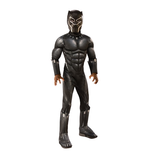 Avengers Endgame Barn/Barn Deluxe Black Panther Kostym L Black L