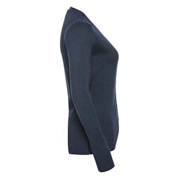 Russell Collection Dam/Damer Stickad V-ringad Kkofta 8 UK F French Navy 8 UK