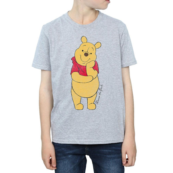 Winnie the Pooh Boys Classic T-Shirt 7-8 år Sports Grey Sports Grey 7-8 Years