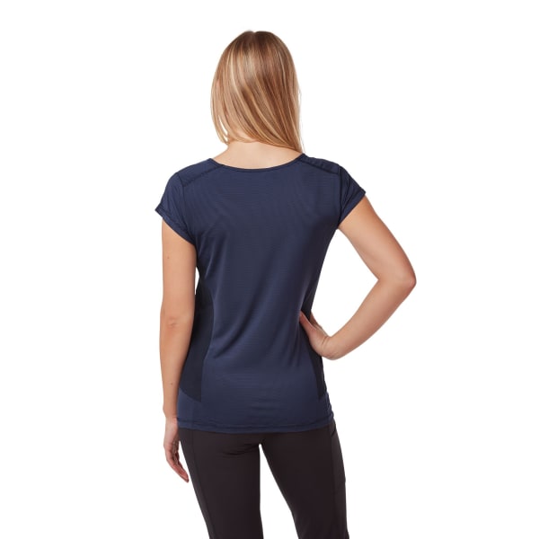 Craghoppers Dam/Kvinnor Atmos Kortärmad T-shirt 8 UK Blå Blue Navy 8 UK