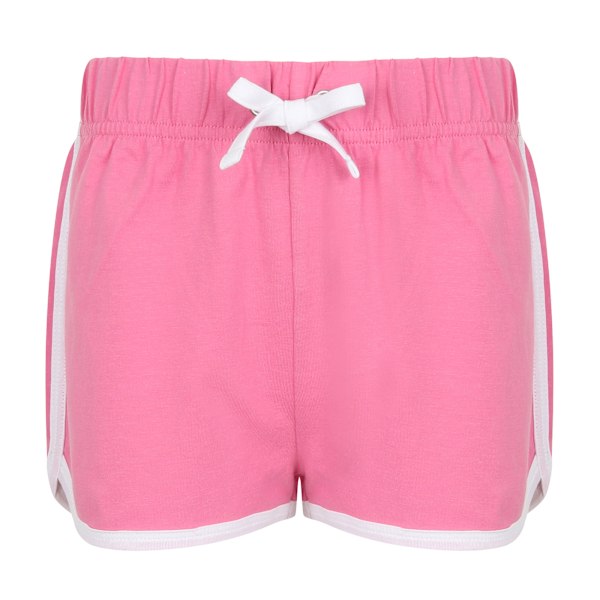 Skinni Minni Barn/Barn Retro Sports Shorts 9-10 År Bright Bright Pink/ White 9-10 Years