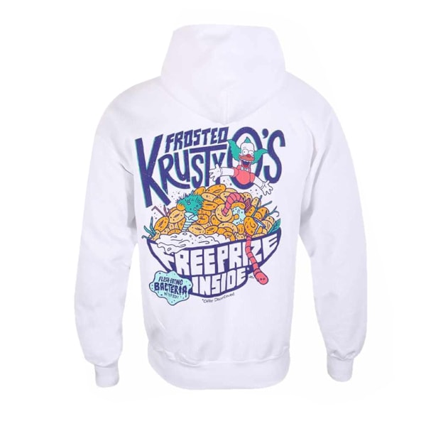 The Simpsons Unisex Vuxen KrustyOs Hoodie M Vit White M