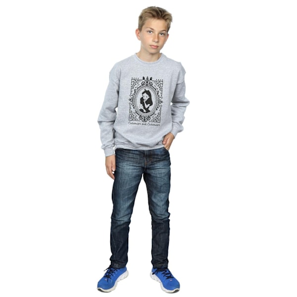 Disney Boys Alice In Wonderland Frame Sweatshirt 9-11 År Spo Sports Grey 9-11 Years