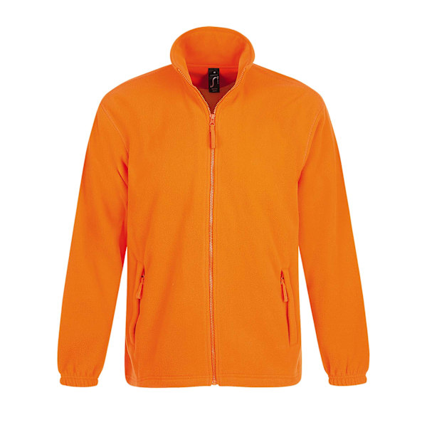 SOLS Herr North Full Zip Outdoor Fleece Jacka XS Orange Orange XS