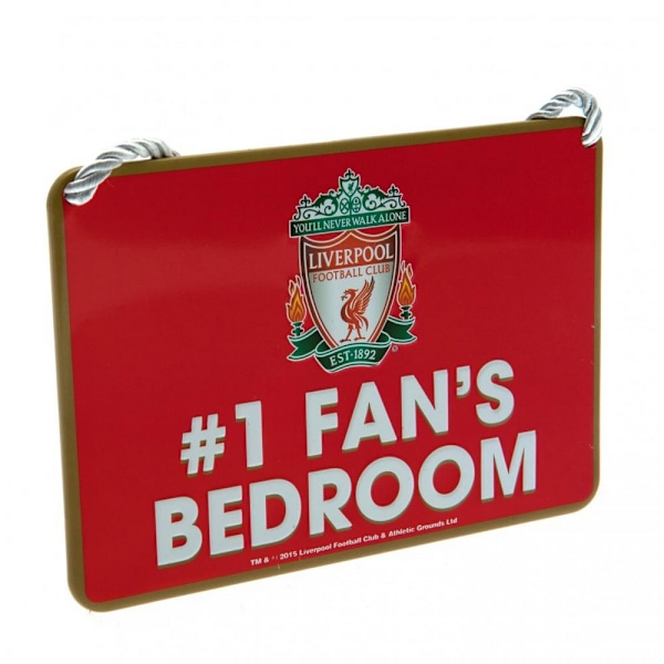 Liverpool FC #1 Fans Sovrumsdörrskylt One Size Röd/Vit Red/White One Size