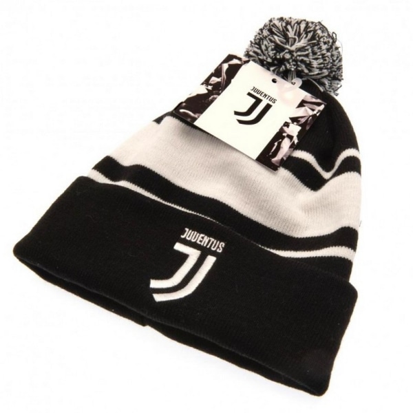Juventus FC Official Adults Unisex Ski Hat One Size Vit/Svart White/Black One Size