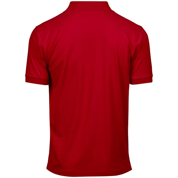 Tee Jays Herr Lyxig Stretch Kortärmad Polotröja XL Röd Red XL